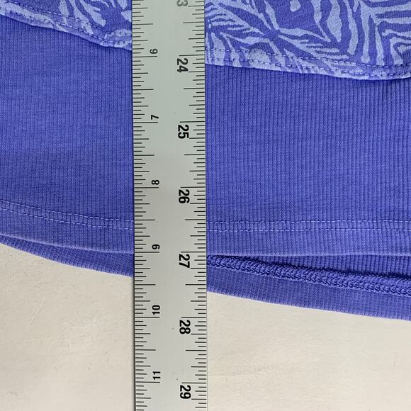 Fresh Produce S Womens Botanical Print Boat Neck Sweatshirt Top Periwinkle - Picture 7 of 7